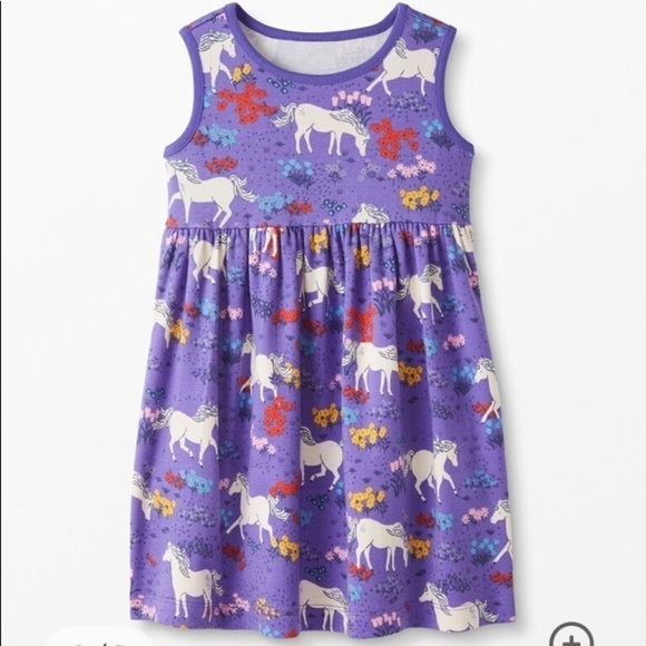 Hanna Andersson Printed Play Dress Pony Pals 18-24 Months (80) - Picture 1 of 3